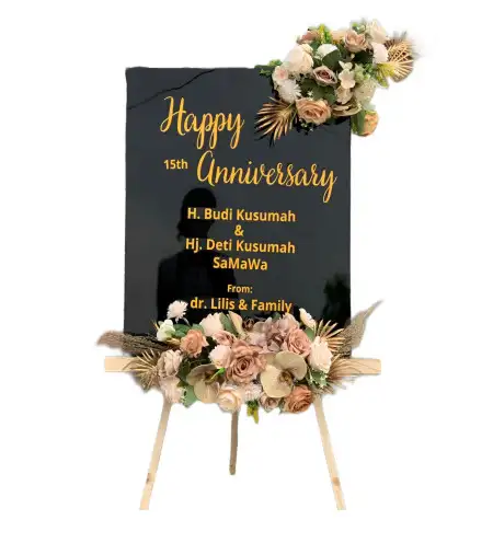 Papan Bunga Akrilik Cipajang